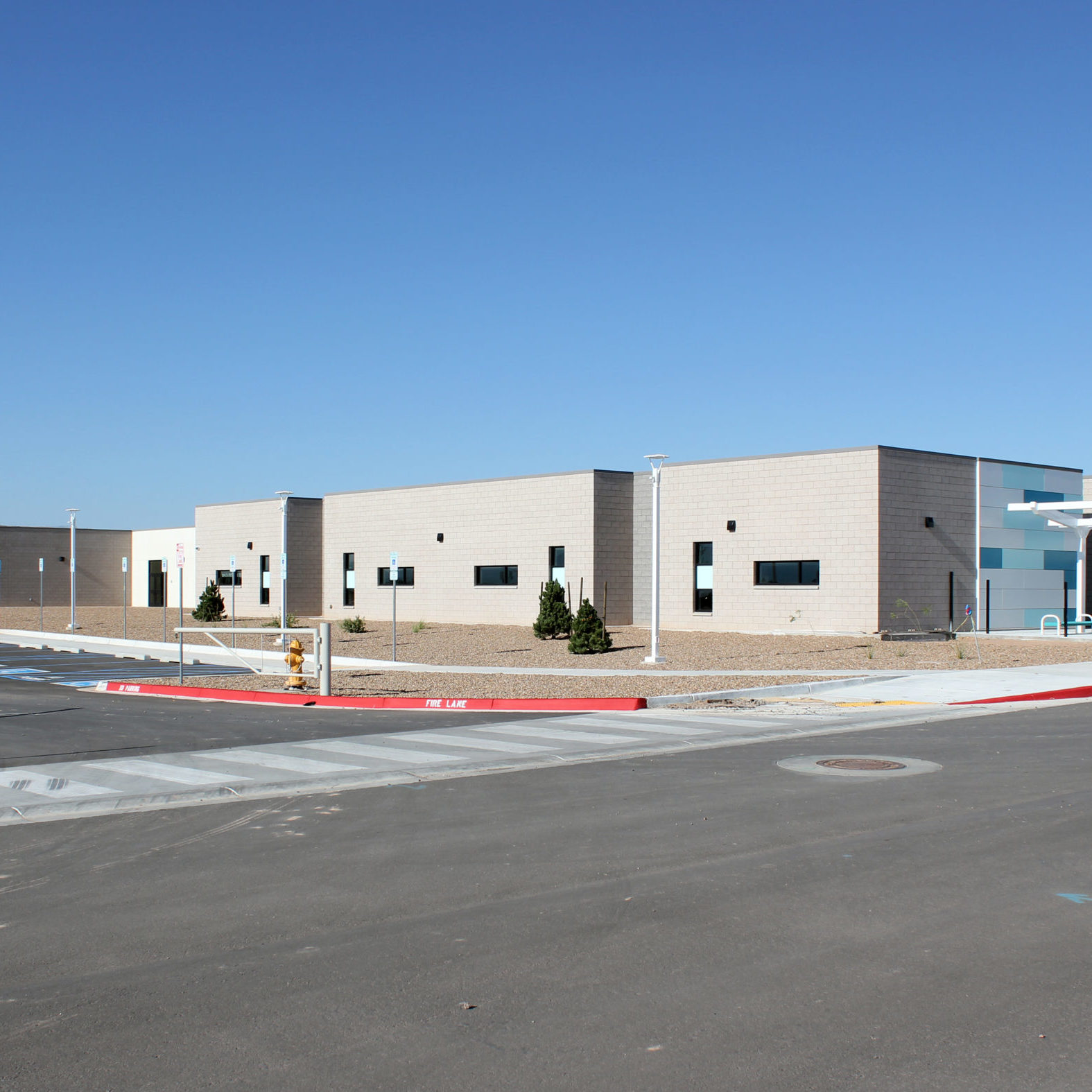 East side of Shining Stars Preschool