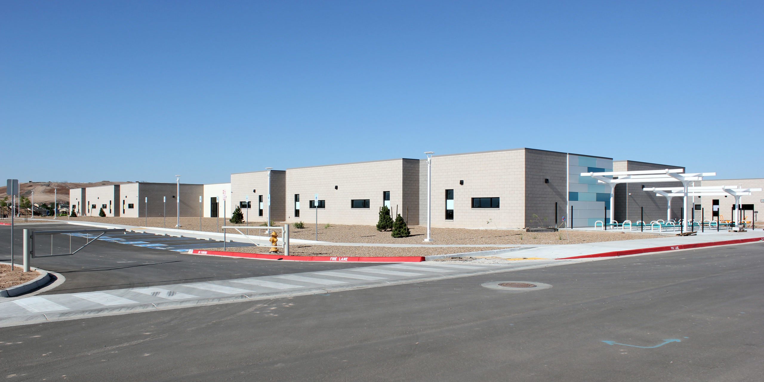 East side of Shining Stars Preschool