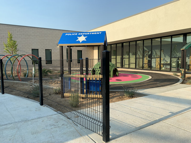 Riding track in outdoor learning area